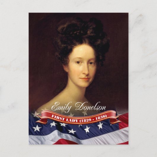 エミリー・ドネルソン米国大統領夫人 ポストカード (正面)