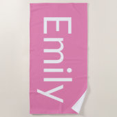 エミリー ビーチタオル (正面)