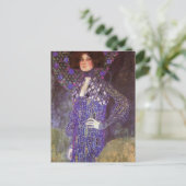 エミリー・フロージュby: Gustavクリムト ポストカード (スタンド正面)