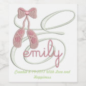 エミリー ワインラベル (シングルラベル)