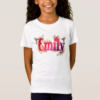 エミリー - 名入れTシャツ - キッズ用 Tシャツ