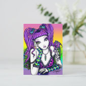 「エミリー」天のレインボークリスタルボールフェイリー ポストカード (スタンド正面)