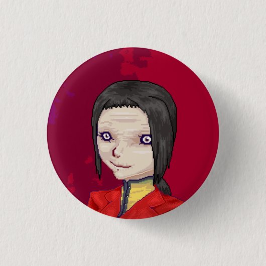 エミリー – 小さなピンバック 缶バッジ (正面)