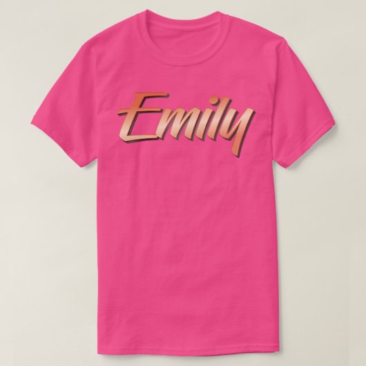 エミリー 私の名前はエミリー 1 Tシャツ (デザイン正面)