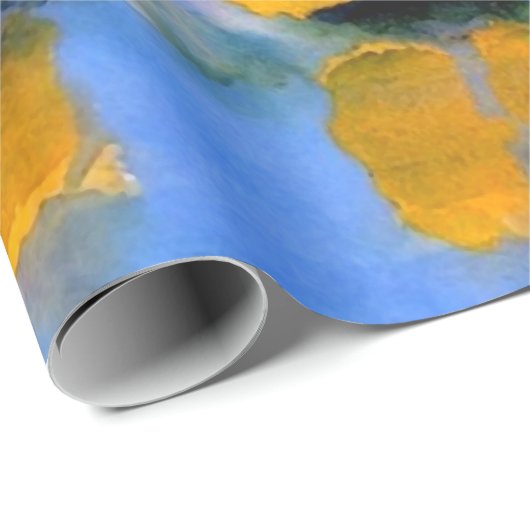 エミルノルデ – 海と紫の雲と帆船 ラッピングペーパー (ロールコーナー)