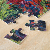 エミルノルドレッドフラワーズエクスプレシショニズムファインアート ジグソーパズル (側面)