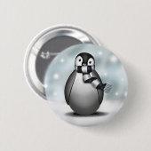 エミーコウテイペンギン-ボタン 缶バッジ (正面&裏面)