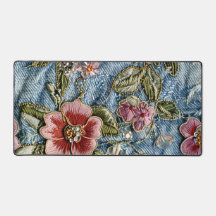 エミードジュエルフローラデニムテクスチャ