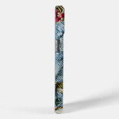 エミードジュエルフローラデニムテクスチャ Case-Mate iPhoneケース (裏面 / 右)