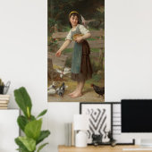 エミール食べ物を与えムニエヴィンテージズ鳩 ポスター (ホームオフィス)