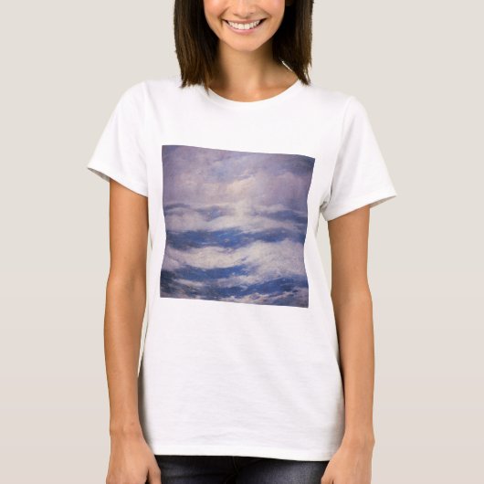 エミール・カールセンによる「空と海」 Tシャツ (正面)