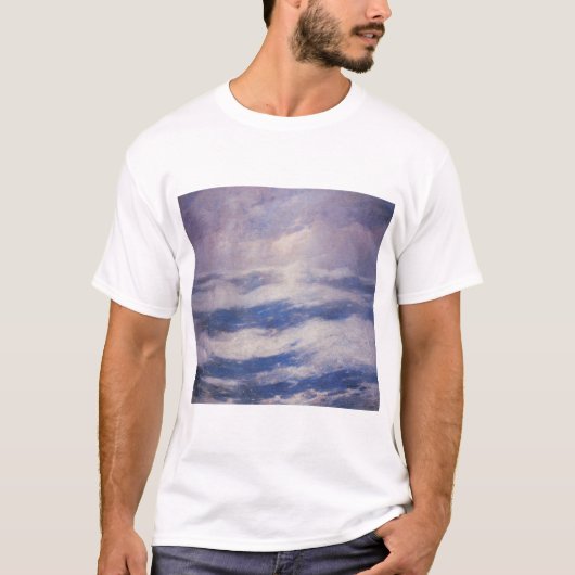 エミール・カールセン作「空と海」 Tシャツ (正面)