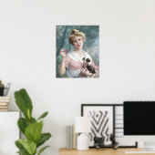 エミール・バーノンによるいたずら好きな子犬 ポスター (ホームオフィス)