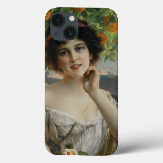 エミール・バーノンによるオレンジの木の下の美人 Case-Mate iPhoneケース (裏面)