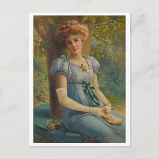 エミール・バーノンの甘い視線 ポストカード (正面)