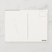 エミール・バーノン付きハガキ絵画ー ポストカード (裏面)