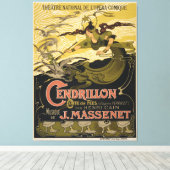 エミール・ベルトランのポスターJules Massenet's Cendrillon キャンバスプリント (インサイチュ (ウッドフロア))