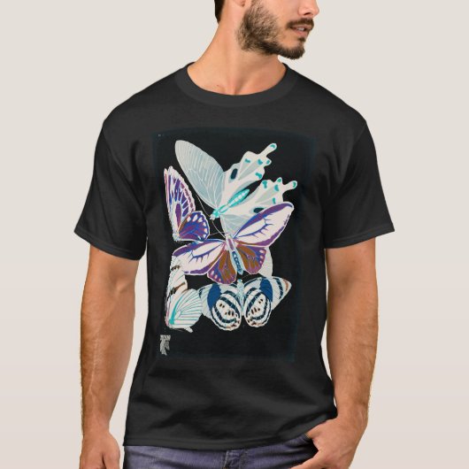 エミールéアラン男またはセギ蝶 tシャツ (正面)