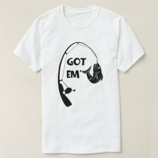 エム得魚釣りメンズTシャツ Tシャツ