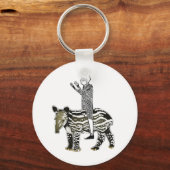 エム・タピールに乗る キーホルダー (正面)