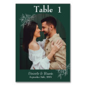 エメお洒落ラルグ結婚リーンの写真台番号 テーブルナンバー (正面)