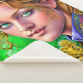 エメきらめくラルド・セント・パトリックの日像 シェルパブランケット (3/4)