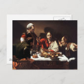 エメウスでの晩餐 ポストカード (正面/裏面)