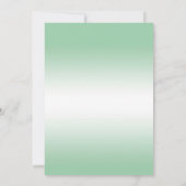 エメエレガントラルドグリッター&シルバー結婚ズリングや輪 招待状 (裏面)