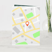 エメエレガントラルドグリーンとホワイトモノグラム結婚ズ 招待状 (裏面)