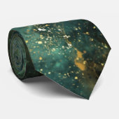 エメエレガントラルドグリーンと金ゴールドフレックス結婚ズ ネクタイ (ロール)