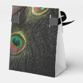 エメエレガントラルドグリーンと金ゴールド孔雀結婚の フェイバーボックス (裏面サイド)