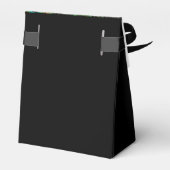 エメエレガントラルドグリーンと金ゴールド孔雀結婚の フェイバーボックス (裏面サイド)