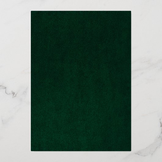 エメエレガントラルドグリーンキンセアニラ15誕生日 箔招待状 (裏面)