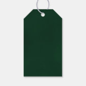 エメエレガントラルドグリーンバラシッ結婚クシック ギフトタグ (裏面)