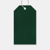 エメエレガントラルドグリーンバラシッ結婚クシック ギフトタグ (裏面)