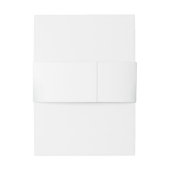 エメエレガントラルドグリーンバラシンプルグラム結婚ズ 招待状ベリーバンド (裏面例)