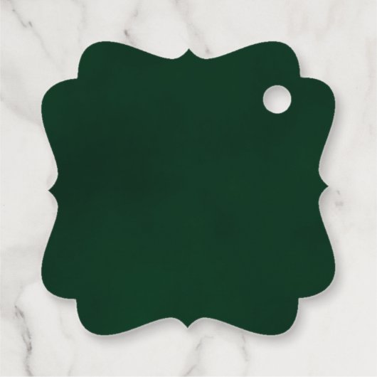 エメエレガントラルドグリーンバラ結婚ズ・サンキュー フェイバータグ (裏面)