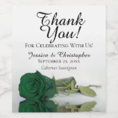 エメエレガントラルドグリーンバラ結婚ズ・サンキュー ワインラベル (シングルラベル)