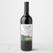 エメエレガントラルドグリーンバラ結婚ズ・サンキュー ワインラベル (正面)