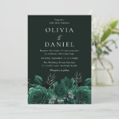 エメエレガントラルドグリーンフローラ結婚ズ 招待状 (スタンド正面)