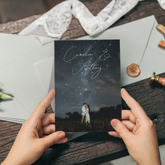 エメエレガントラルドグリーンブラックウォーター結婚カラー 招待状