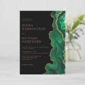 エメエレガントラルドグリーンブリリアントアゲ結婚ート 招待状 (スタンド正面)