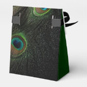 エメエレガントラルドグリーン結婚孔雀 フェイバーボックス (裏面サイド)