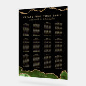 エメエレガントラルドグリーン12テー結婚ブルの座席 アクリルサイン (傾斜)