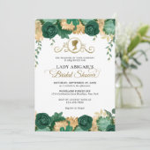 エメエレガントラルドフローラビクトリアンブライダルシャワー 招待状 (スタンド正面)