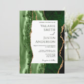 エメエレガントラルド結婚グリーンバジェット 招待状 (スタンド正面)