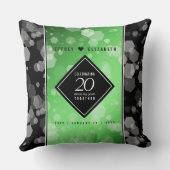 エメエレガントラルド結婚20周年記念 クッション (裏面)