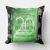 エメエレガントラルド結婚20周年記念 クッション (正面)