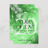 エメエレガントラルド結婚20周年記念 サンキューカード (正面/裏面)