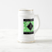 エメエレガントラルド結婚20周年記念 ビールジョッキ (正面右)